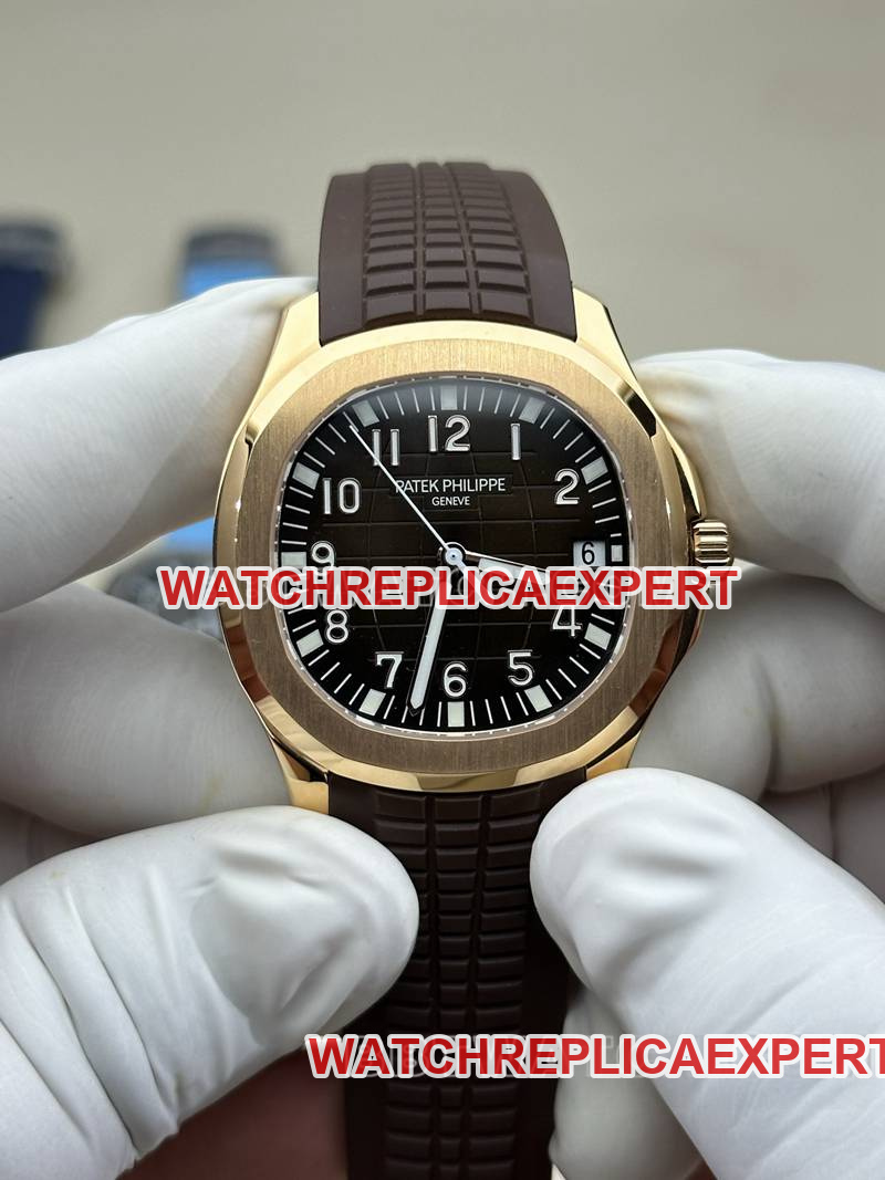 Best Replica Watch BBF Factory Grenade Rose Gold Dark Brown Plate Mechanical Brown Rubber Model 5167R Patek Philippe