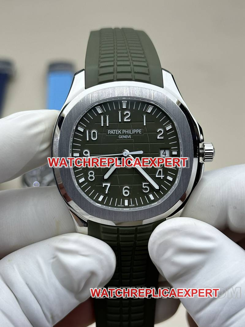 Patek Philippe Top-Tier CollectWatch BBF Factory Grenade Green Dial Mechanical Green Rubber Model 5168G