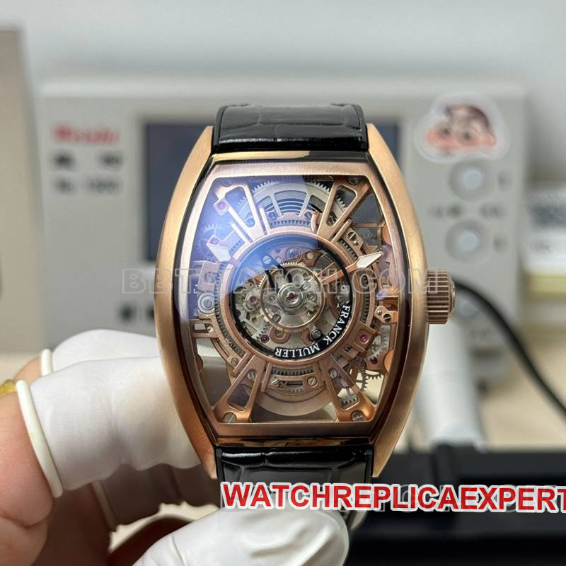 Famuria Montres Replica Optimales Squelette Tourbillon Mécanique Modèles à Bracelet