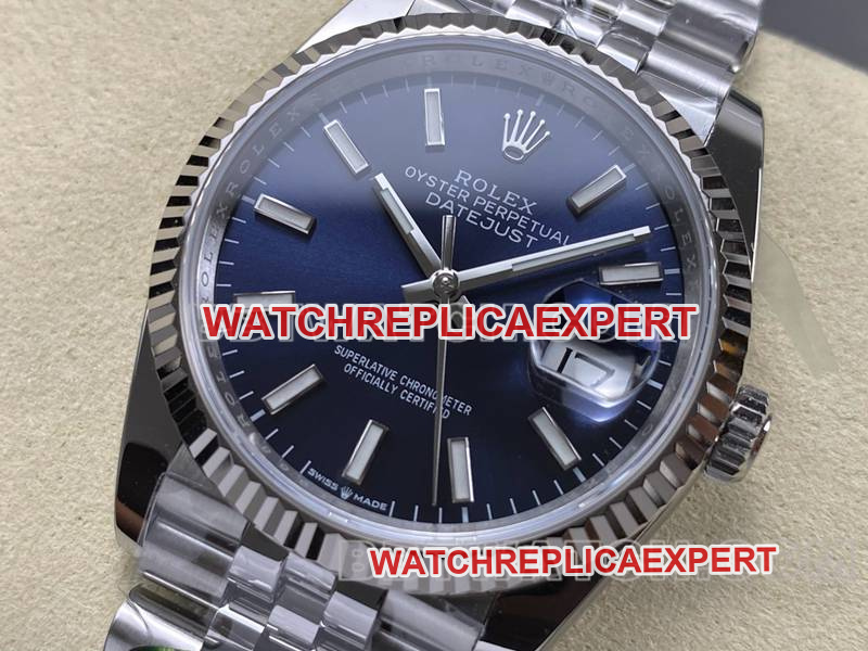 Rolex Super Clone ARF Factory Datejust Blue Dial 36mm mechanical steel strap 36mm ARF Rolex