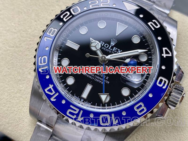 ARF Super Clone Watches Factory Rolex Greenwich GMT Interlocking Circle 3285 Mechanisches Uhrwerk mit drei Fachgliedern