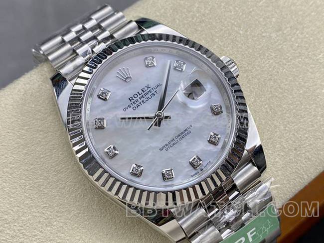 Rolex top replica watches ARF factory log 41mm mother-of-pearl disk 3235 mechanical movement steel belt models 41mm ARF Rolex