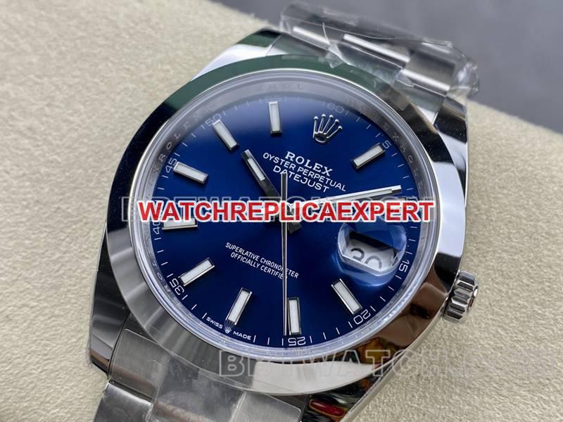 Optimal Replica Watches: ARF Factory Log 41mm Aperture Blue Disk 3235 Mechanical Movement Steel Belt Rolex Models