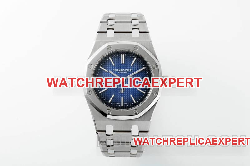 ZF Audemars Piguet Factory Royal Oak Blue Dial 2121 Mechanical Movement Titanium 15202