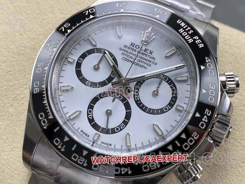 Optimal Replica Watches: ARF Rolex Factory Ditonner White Disk Panda DI 4131 Mechanical Movement Steel Strap Models