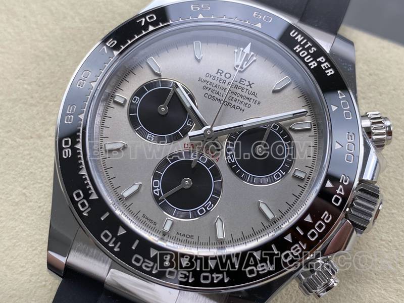 Super Clone Watch Factory Ditonner Gray Plate 4131 Mechanical Movement Rubber Model ARF Rolex