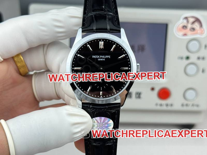 Montres de réplique optimales SDF factory cadran noir classique 39mm modèles mécaniques à bracelet Patek Philippe