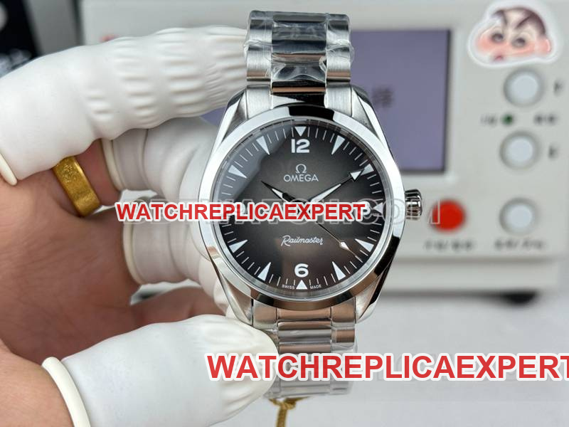 Las mejores réplicas de relojes Seamaster con esfera gris y correa de acero mecánica de 38 mm Modelos Omega