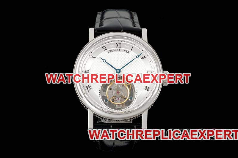 Montre Breguet Super Clone RMS Factory Classique Cadran Blanc Tourbillon Bracelet Mécanique Modèle
