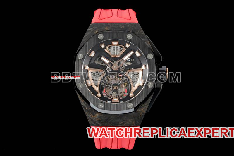 Best Replica Watches RM Factory Audemars Piguet Royal Oak Offshore Floating Tourbillon Mechanical Red Rubber Model