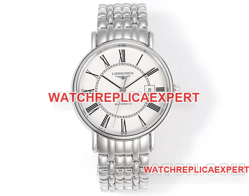 Longines Optimal CollectUhren XC Factory Elegante 40 mm weißes Zifferblatt L888 mechanisches Uhrwerk Modelle mit Stahlarmband