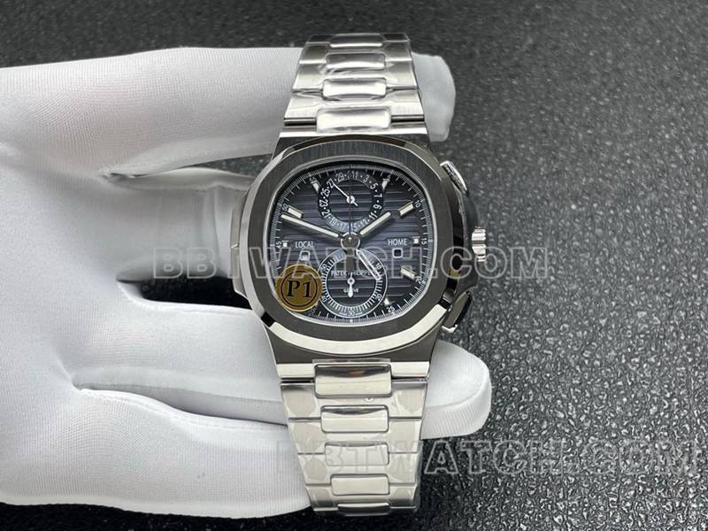 Top Replica Watches Sport Élégant Cadran Bleu Bracelet En Acier Mécanique Modèle 5990 Patek Philippe