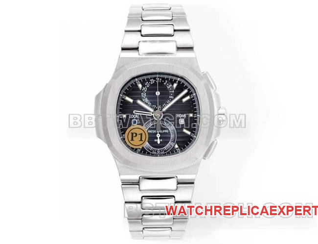 Sporty and elegant top-tier Collectwatch P1 factory Patek Philippeblue dial mechanical steel bracelet model 5990front live photo