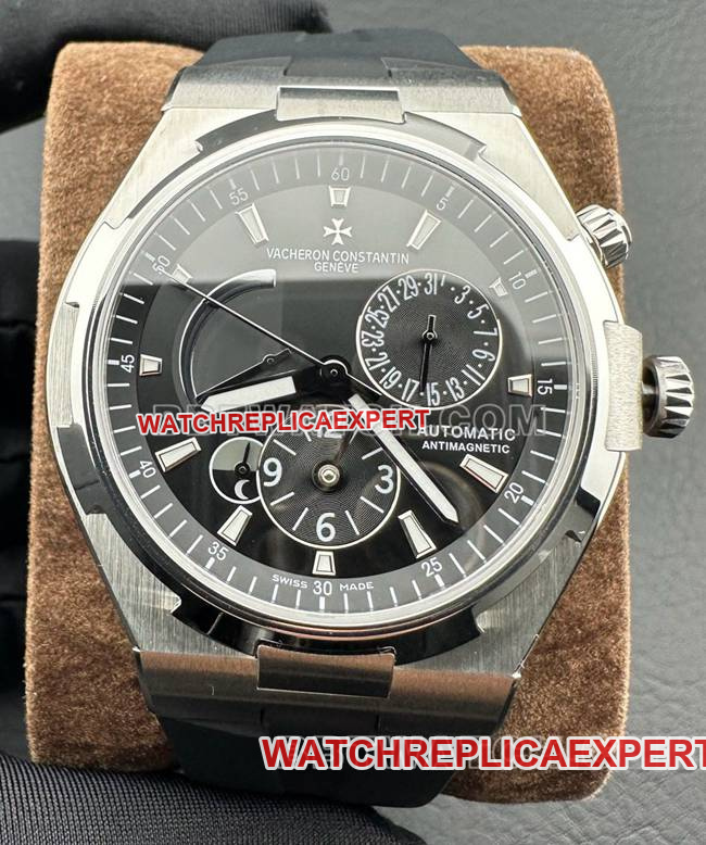 Best Replica Watches Across the Sea 9F Factory Vacheron Constantin Black Plate Mechanical Rubber Model 47450 Vacheron Constantin