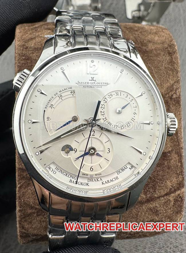 Best Replica Watches Jaeger-LeCoultre 9F Factory Master Silver Plate Mechanical 1428421 Jaeger-LeCoultre