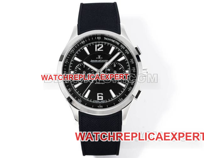 Super clone Beichen Jaeger-LeCoultre cadran noir mécanique bracelet caoutchouc noir modèle