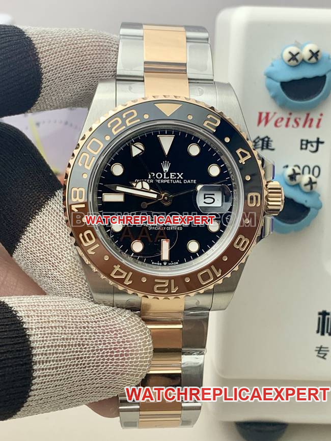 Super clon hecho a mano Rolex GMT VS Factory Submariner 3285 mecánico