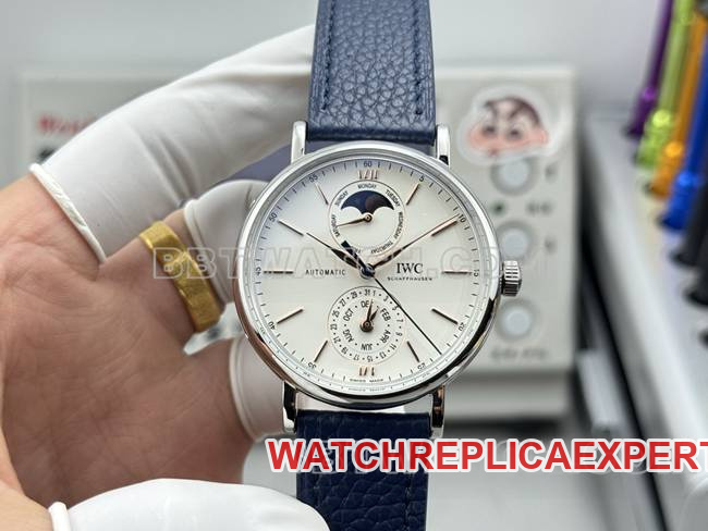 1:1 Replica Watches Portofino GR Factory Vanguard White Dial Blue Strap Models