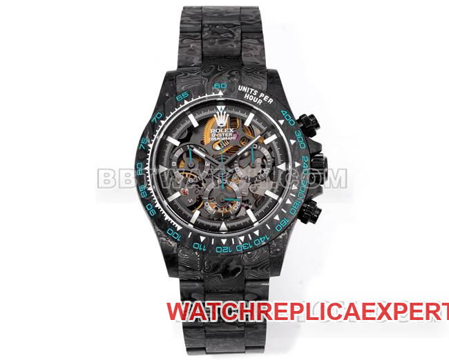 Best Replica Watches TWF Factory Rolex Daytona Carbon Fiber Modified Custom Green Elegance