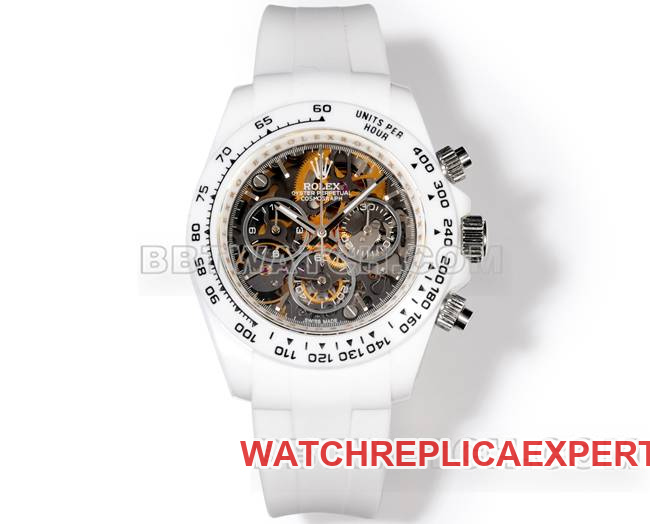 Rolex Daytona TW Factory Original Factory CollectWatches White Shell White Rubber Strap 40mm Caliber 4802