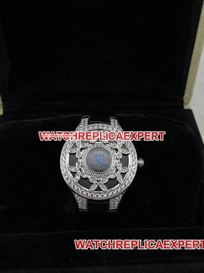 Super Clone Watch Graf VCA Factory 33mm Sapphire Crystal Diamond Quartz Movement