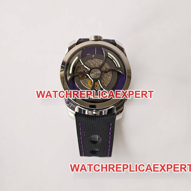 MB&F Purple Dial Original Factory CollectWatch K1 Factory Mechanical Rubber Strap 42mm