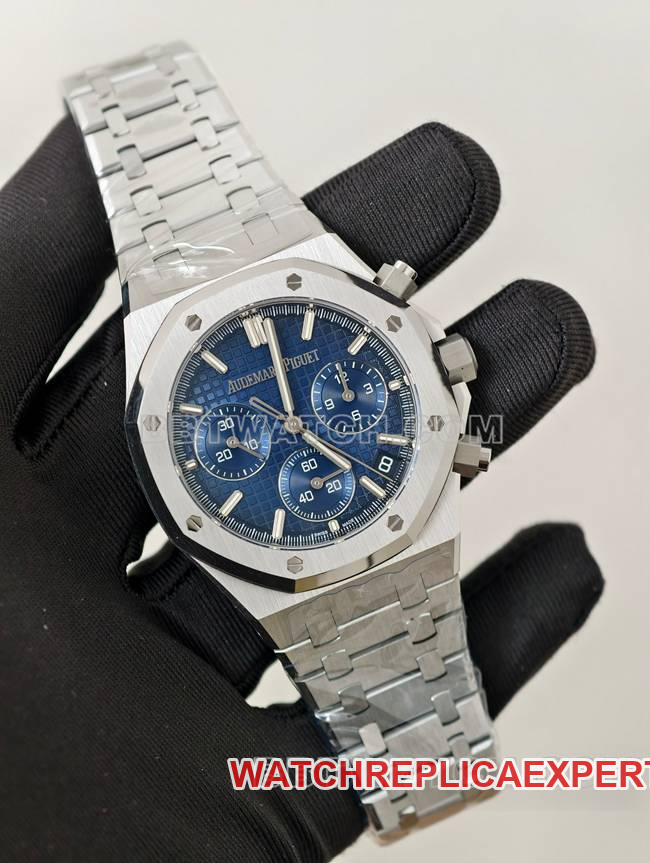 Audemars Piguet Super Clone Royal Oak DDF Factory Blue Dial 4401 Mechanical 26240 Free-Sprung Balance Wheel
