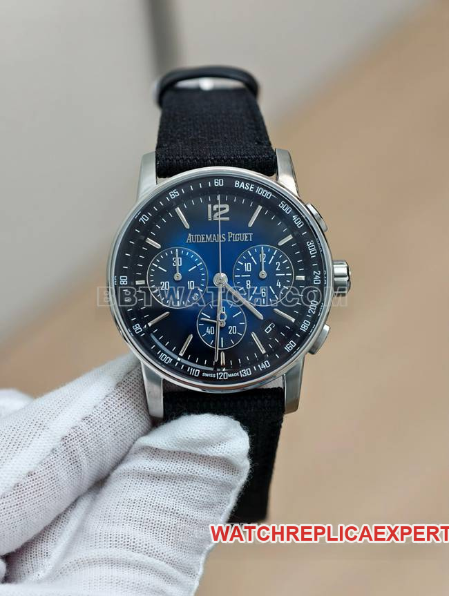 Top-quality Collectwatch Audemars Piguet CODE 11.59 APS factory smoked blue dial 4401 Mechanical 26393
