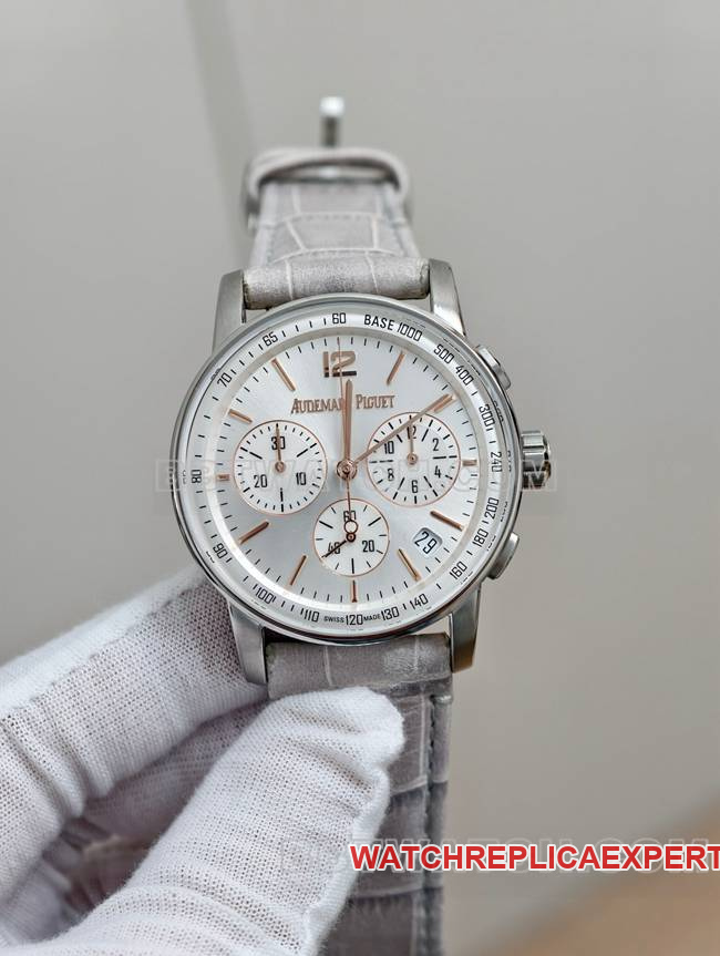 Best CollectWatch CODE 11.59 Audemars Piguet APS Factory 41mm Silver Gray Dial 4401 Mechanical 26393