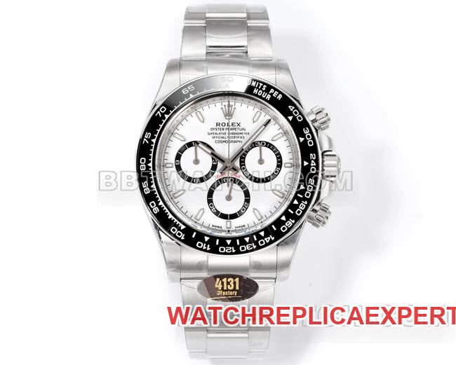 Original Factory CollectRolex Daytona white dial 4131 mechanical 40mm from JF Factory