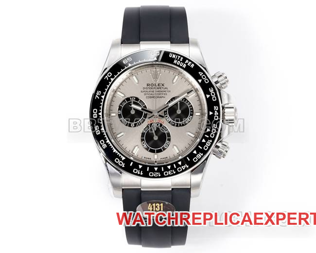 The Best CollectWatch Is the JF Factory Rolex Daytona Grey Dial 4131 Mechanical 40mm Rubber Strap