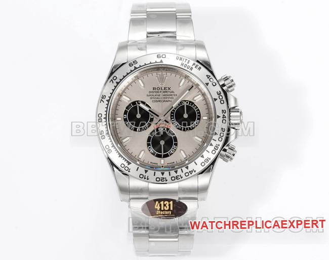 Top-quality CollectRolex Daytona JF factory 40mm grey dial 4131 mechanical watch