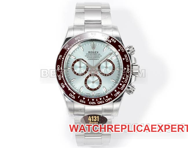 Super Clone Rolex Daytona JF Factory Ice Blue Dial 4131 Mechanical 40mm Watch