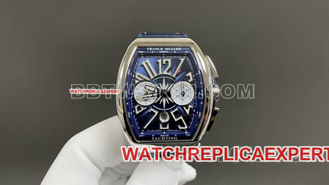 ABF factory best CollectFrank Muller V45 blue dial leather bracelet watch