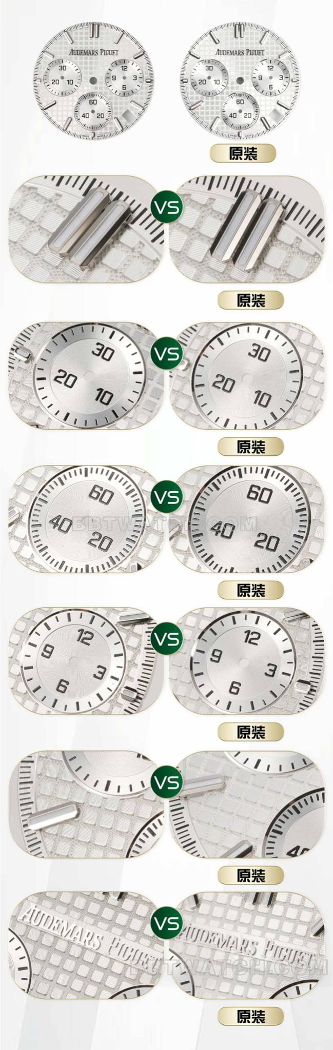 Audemars Piguet Royal Oak 26240 Silver Dial: BLS Factory's Guilloch茅-Finish Top Grade Replica vs Genuine Compared