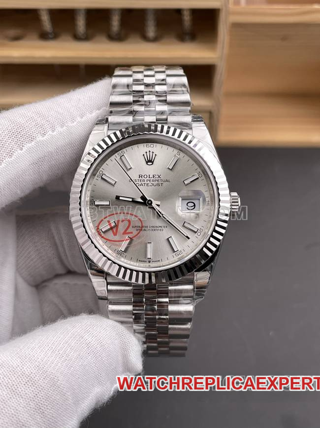 Rolex Datejust 41mm VS Factory Silver Sunburst Dial 3235 Mechanical CollectWatch
