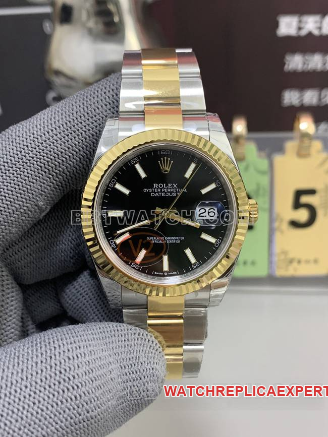 Rolex Datejust 41mm VS Factory Top-Tier CollectWatch with Black Dial and 3235 Mechanical Movement