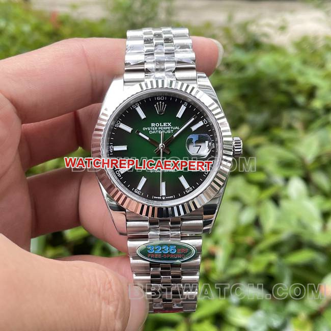 Green Dial 3235 Mechanical 41mm Rolex ERF Factory Best CollectWatch Log