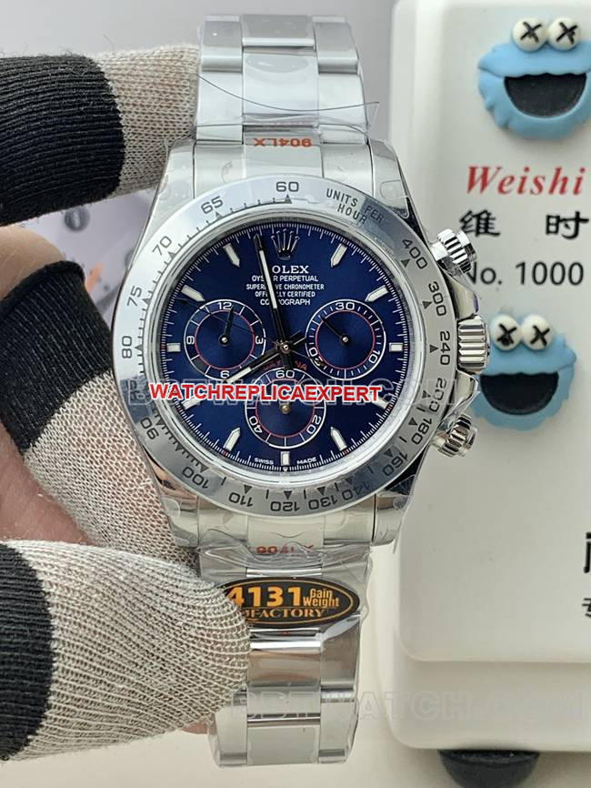 Rolex Daytona Rolex Blue Dial 4131 Mechanical QF Factory Top-Tier CollectWatch