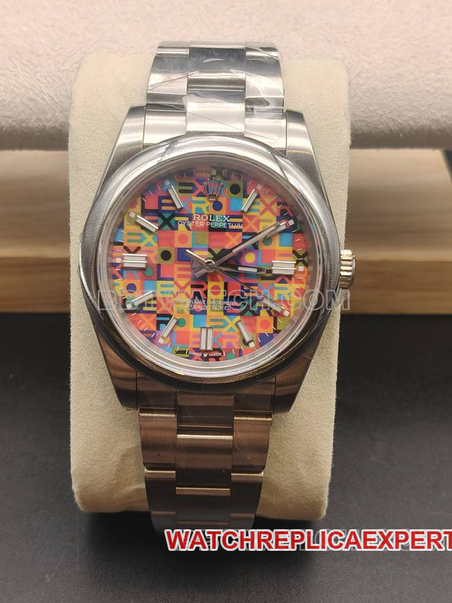 Best CollectWatches Oyster Perpetual 126000 36mm with 10+ Lacquer Colors Celebration Dial Design