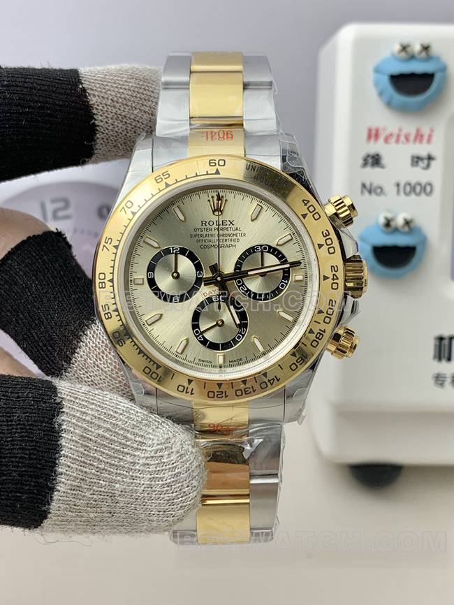 Rolex Daytona QF Factory Best CollectRolex Gold-Plated 4131 Mechanical Gold Bracelet Watch