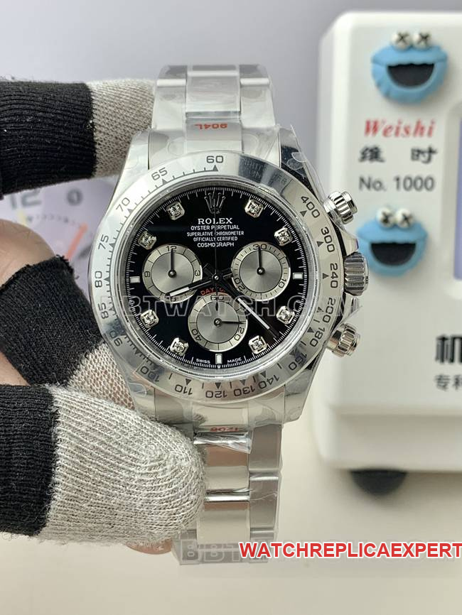 Rolex QF Factory Daytona Black Dial 4131 Mechanical Top-Tier Super Clone CollectWatch