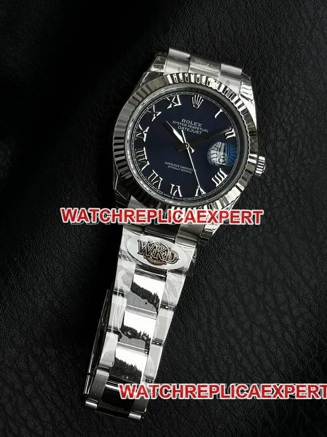 WKD Factory Super Clone Watch Datejust Rolex 41mm Blue Dial 126331 with Exclusive 3235 Seamless Integrated Movement