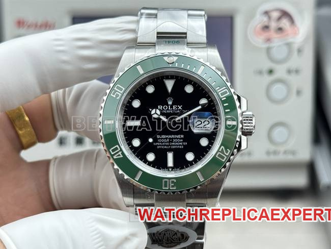 WKD Factory Super Clone Rolex Submariner 41mm Green Dial 126610 with Exclusive 3235 Integrated Movement and 72-Hour Power Reserve