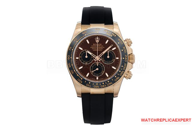Original Factory CollectRolex Daytona with ZF Factory Brown Dial Rose Gold Case 4131 Mechanical Movement - Precise Timekeeping & Solid Construction