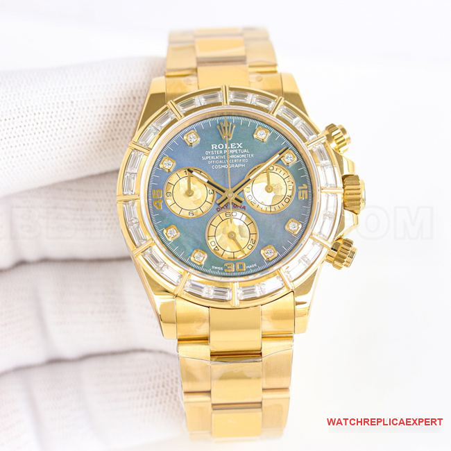 Rolex Daytona PPM Factory Collectwith Sapphire Bezel, Black Mother-of-Pearl Dial, and 4130 Mechanical Movement