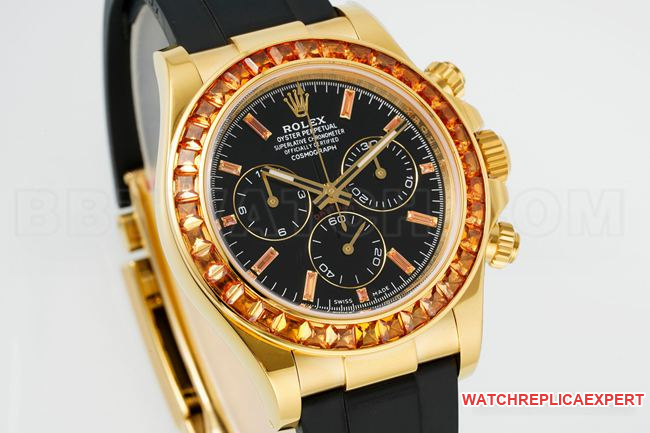 PPM Factory Rolex Rolex Daytona CollectWatch: Black Dial, Moissanite Bezel & CVD Diamond Markers