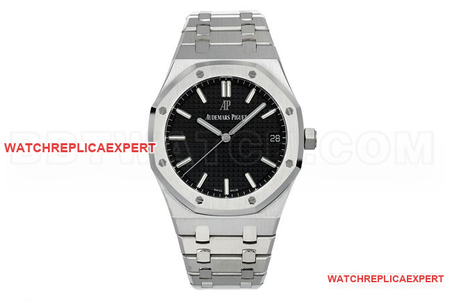 Best CollectWatch ZF Factory Audemars Piguet Royal Oak 15500 Black Dial with 41mm Octagonal Bezel
