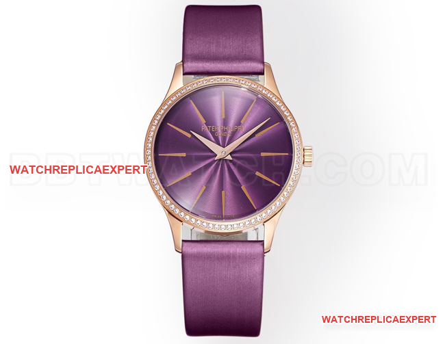 GS Factory Patek Philippe Patek Philippe Calatrava Patek Philippe Purple Dial Ultra-Thin 4997 Collectwith Automatic Movement