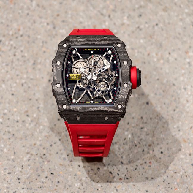 Richard Mille RM35-01 Original Factory CollectWatch Hollow Dial with Matte Silk-Like Texture and High-Transparency Crystal